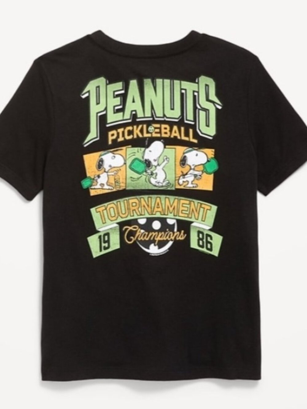 Old Navy Snoopy/Peanuts Pickleball T-shirt for Kids New with Tags Sm (6/7)